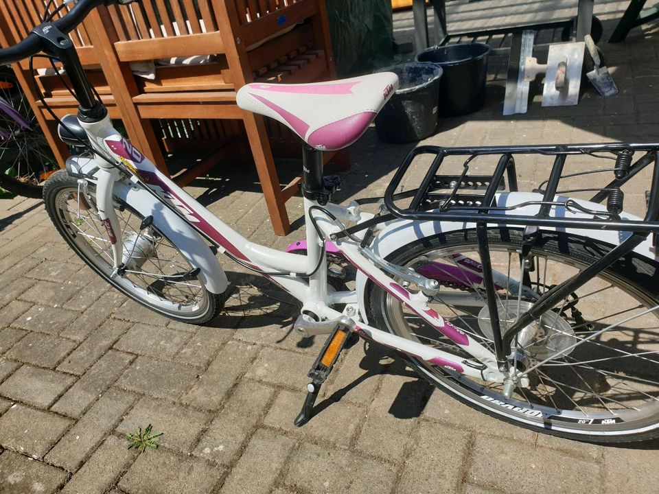 Kinder Mädchen Fahrrad 20 Zoll in Greifenstein