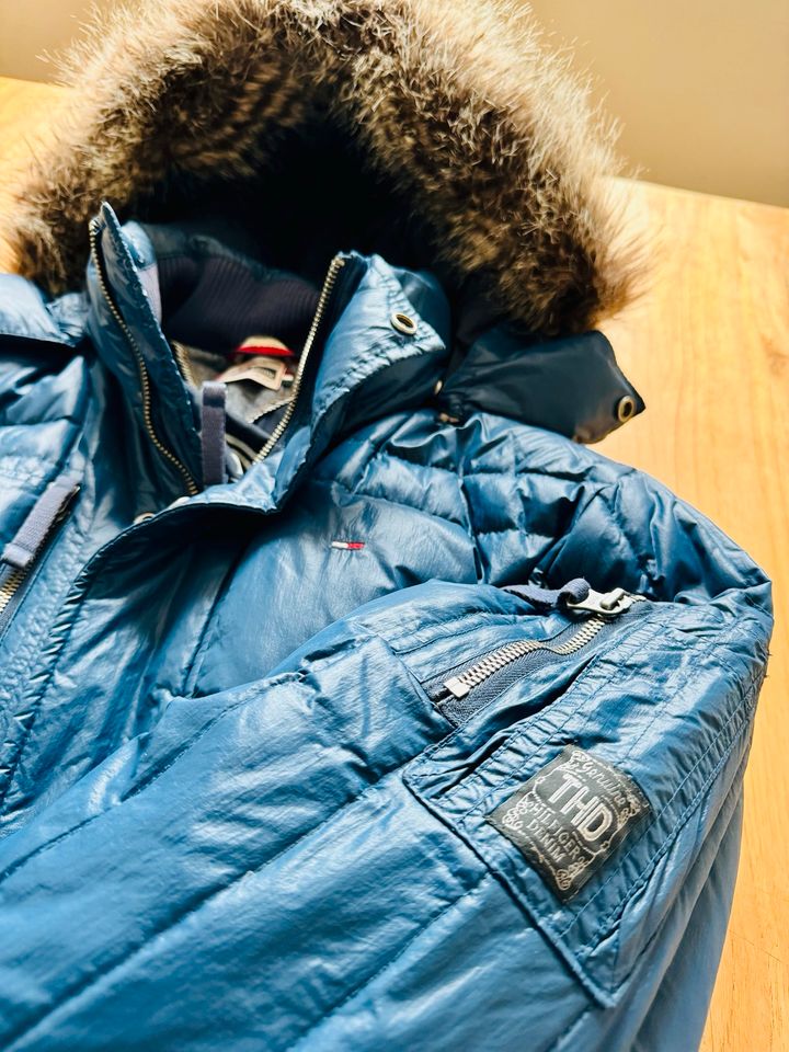 HILFIGER DENIM Daunenjacke Herren Gr. M Bomberjacke Winter Tommy in Großmehring