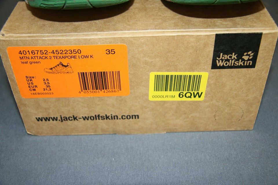 Jack Wolfskin Sneakers Gr. 35 in Mönchengladbach