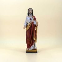 Statue Heiligstes Herz Jesu, handbemalt, aus Polyresin Niedersachsen - Emsbüren Vorschau