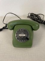 Telefon mit Wählscheibe grün retro alt Bayern - Babenhausen Vorschau