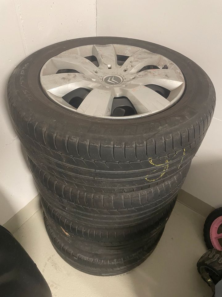 Michelin Sommerreifen 215/55 R16 auf Stahlfelge in Gremmendorf