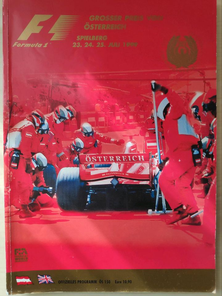 Original Formel 1 Programmhefte in Büchlberg