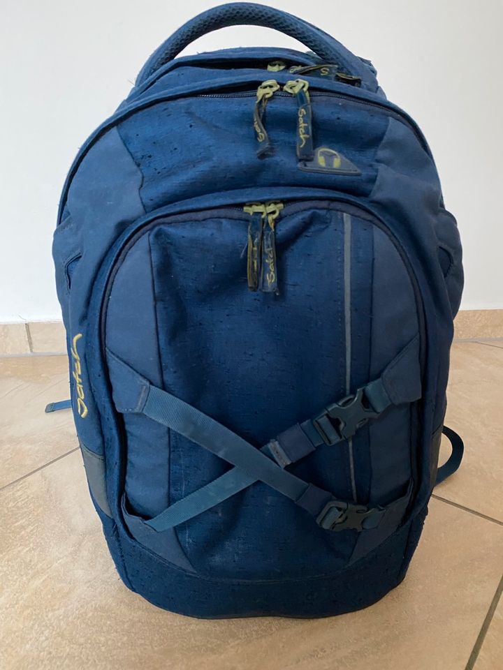 Satch Schultasche Rucksack  Schulrucksack blau in Garching an der Alz