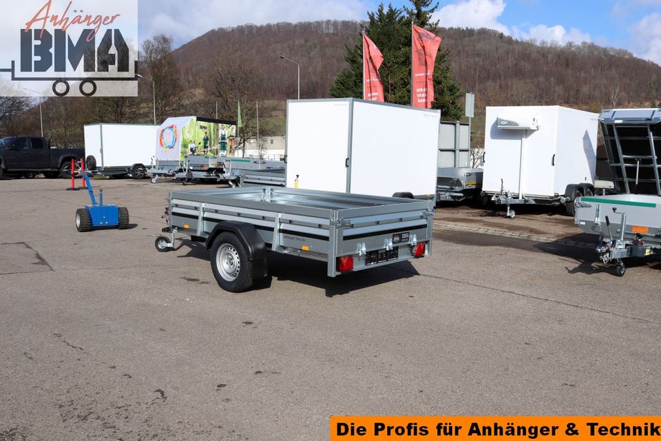 Brenderup Anhänger Tieflader 2260WSB 1300kg ankippbar 258x153x40 in Mühlhausen im Täle