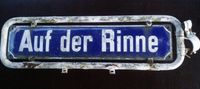 Straßenschild Auf der Rinne Emaille schild Eschwege Heiligenstadt Hessen - Meißner Vorschau