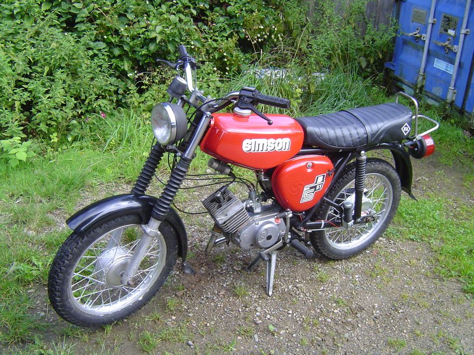 Simson S 51 überlackiert mit Papieren in Eibenstock