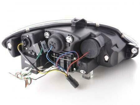 Seat Altea Leon Toledo Led TFL Optik Scheinwerfer schwarz 2005-09 in Calden