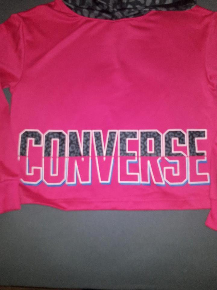 Converse Hoody/Pullover - Mädchen - 122/128 - pink/grau in Eibenstock