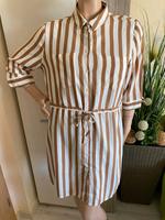 Only Businesskleid Sommerkleid Gr : 40 weiß braun gestreift Thüringen - Camburg Vorschau
