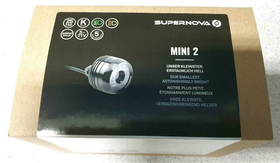 SUPERNOVA MINI 2 LDM SCHEINWERFER FÜR E-BIKE - 25, STVZO in Bottrop