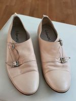 Damen Schuhe Halbschuhe Monks Marke Homers Gr 39 Echtleder beige Frankfurt am Main - Bockenheim Vorschau