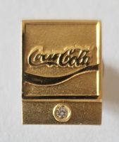 „Coca Cola“- Ansteck-Pin Jubiläum 585 Gold Hessen - Grebenstein Vorschau