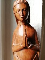 Madonna Statue Holz Heiligenfigur Maria Nordrhein-Westfalen - Schleiden Vorschau