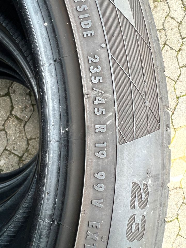 Continental Sommer Reifen 235/45/R19, 2017, 6-6,5 mm, 4 Stück in Hannover
