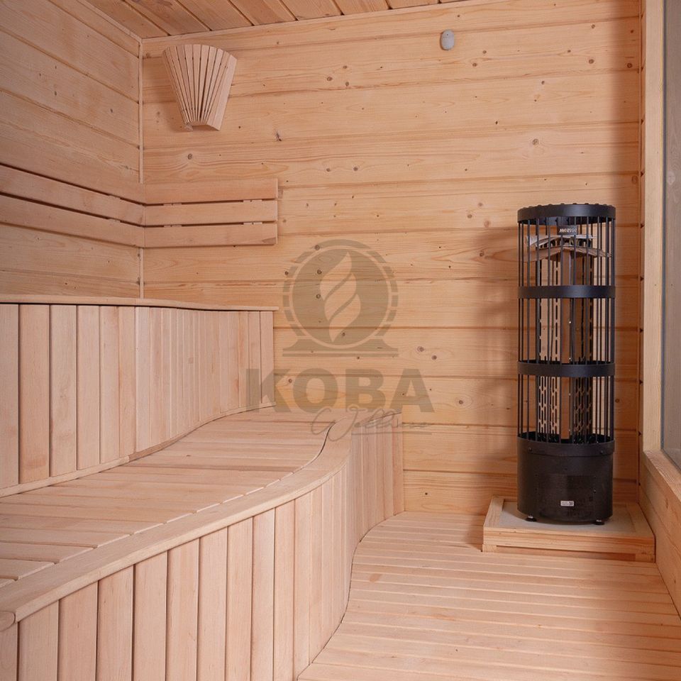 KOBA CUBE Sauna | Gartensauna | 2,5 m | Quadratisch | Außensauna in Eichenzell