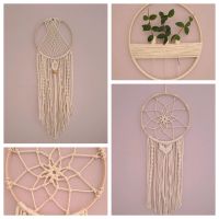 Macrame Makrame Traumfänger Wandbehang rund Wanddekoration Baden-Württemberg - Burgrieden Vorschau