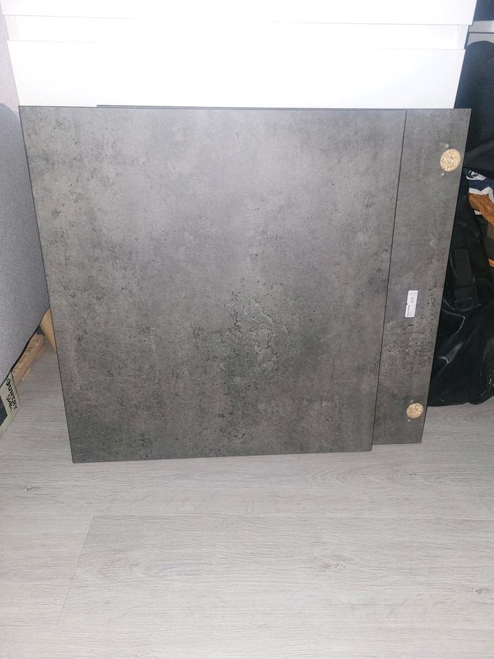 2×Ikea Besta Türen 64x60 dunkel grau Betonmuster in Essen