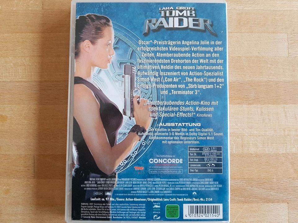⭐ Lara Croft - TOMB RAIDER, DVD, Angelina Jolie ⭐ in München
