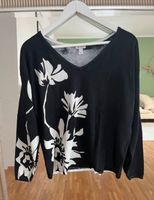 Alba Moda Pulli schwarz mit weißen Blumen Frankfurt am Main - Eschersheim Vorschau