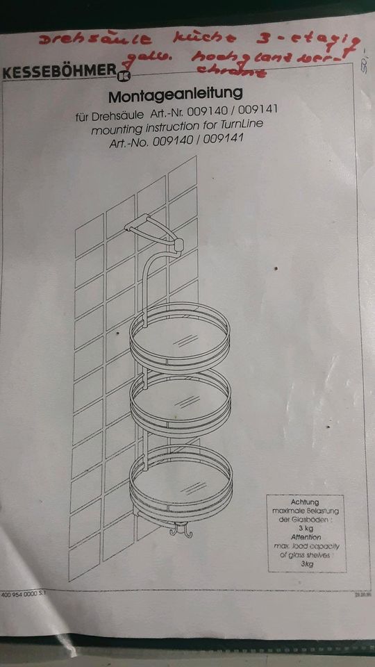 Drehsäule für die Küche in Welver