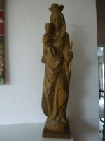 Holzfigur Maria mit Jesus Kind 55 cm x 12 cm x 12 cm 2000 Gramm Nordrhein-Westfalen - Lippetal Vorschau