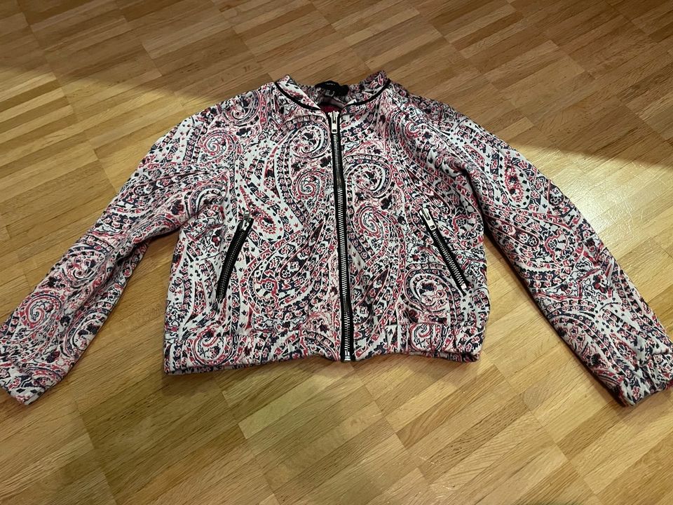 Mango Paisley Bomberjacke Jäckchen mit Reißverschluss in Essen