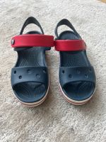 Crocs Sandalen J1 Gr 32-33 Jungs blau/ rot Stuttgart - Vaihingen Vorschau