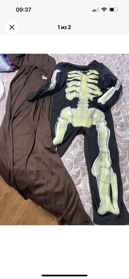 Fasching Skeleton Kostüm 122 in München