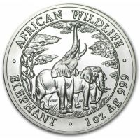 Silbermünze African Wildlife Zambia Elefant 2003 1Oz rar ! Sachsen - Mittweida Vorschau