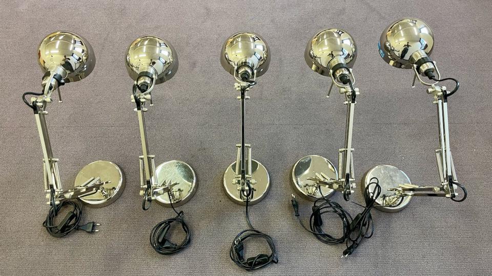 Schreibtischlampe Forså chrom von IKEA (5 Stück vorhanden) in Köln