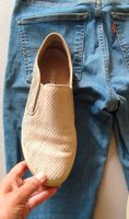 GABOR Slipper Leder beige bequem Gr39,5-40 Bayern - Mühldorf a.Inn Vorschau