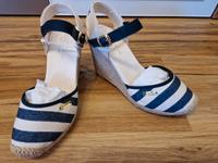 SOCCX Sandalen mit Keilabsatz NEU Gr. 39 maritim Sommer Pumps Niedersachsen - Beverstedt Vorschau