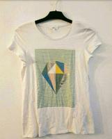 Weißes T-shirt mit Aufdruck von Jake's Niedersachsen - Berge Vorschau