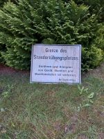 Schild Grenze, Bundeswehr, beidseitig Niedersachsen - Verden Vorschau