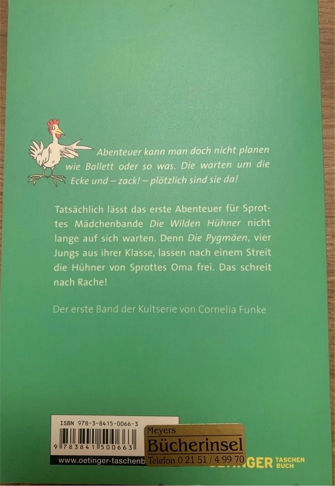 Die Wilden Hühner Buch Cornelia Funke in Wesseling