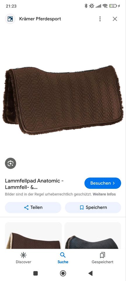 Stonedeek Lammfellpad Anatomic Braun in Forchheim