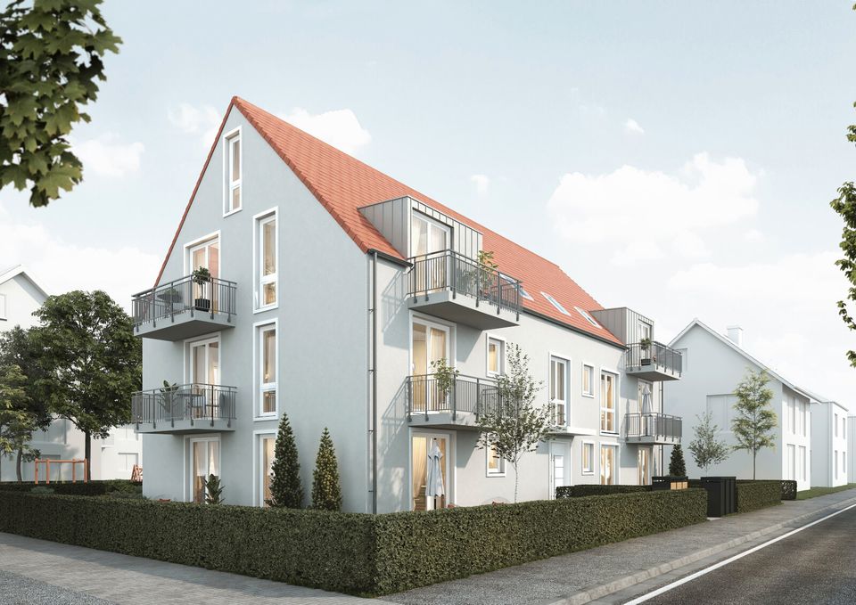 NEUBAU MFH in sonniger u. zentraler Lage mit 8 Wohnungen und TG! in Lochhausen