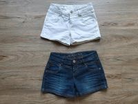 2x Jeans Shorts Orsay Weiß / Blau Denim - Gr. 34 - wie NEU Niedersachsen - Meppen Vorschau