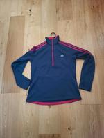 Adidas Damen Sweatjacke Running Gr. M 38-40 dklblau pink Halfzip Bochum - Bochum-Nord Vorschau