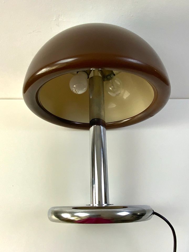 Lampe Cosack Vintage 70er Jahre Pilzlampe Braun Tischlampe in Oststeinbek