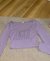 Shirt bauchfrei von H&M M 38 Flieder lila Bayern - Hohenfurch Vorschau