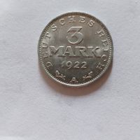 3 Deutsche Mark 1922,Weimarer Republik Nordrhein-Westfalen - Essen-Haarzopf Vorschau