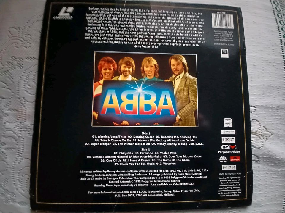 ABBA: Gold-Greatest - Laserdisc(UK, 1992) in Niedersachsen - Norden | Musik  und CDs gebraucht kaufen | eBay Kleinanzeigen ist jetzt Kleinanzeigen