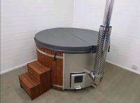 Hot Tub Acryl 200 cm mit Holzofen Badezuber Badefass Whirlpooll Hamburg-Nord - Hamburg Barmbek Vorschau