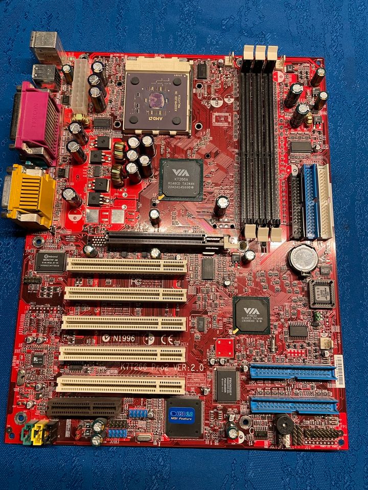 Mainboard Bundle - AMD Athlon CPU - DDR RAM* (3x) - AGP in Fürth