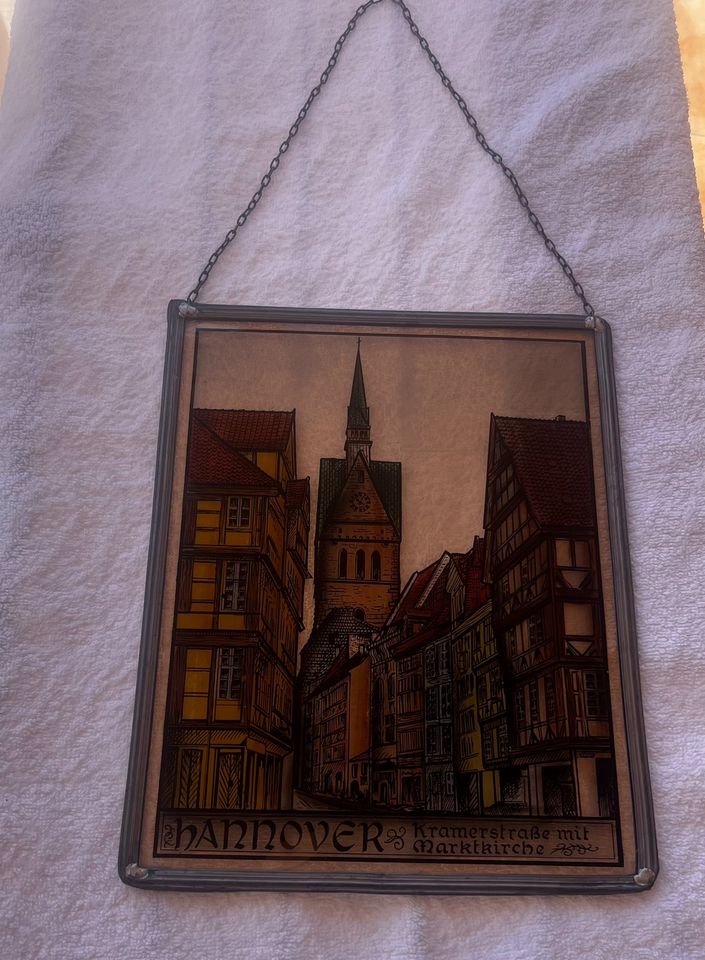 Bleiverglasung Fensterbild Hannover Kramerstraße / Marktkirche in Leinefelde