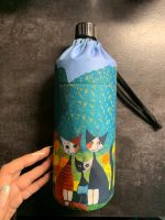 Emil die Flasche Glasflasche im Katzendesign Sachsen - Lichtenau Vorschau