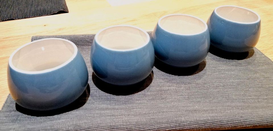 4 Japanische Teeschalen, Teetassen, Matcha, Teebecher in Ritterhude