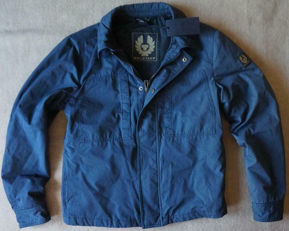 Belstaff Thorncroft Shirt Man Blouson Jacke Navy M NP395€ 1A-Zust in Ludwigshafen